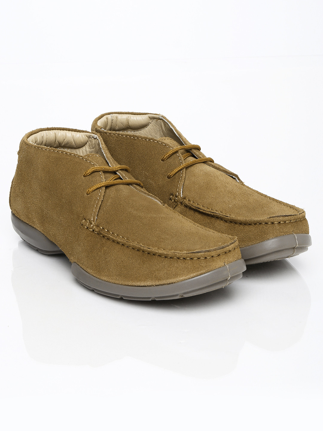 woodland men brown casual shoes