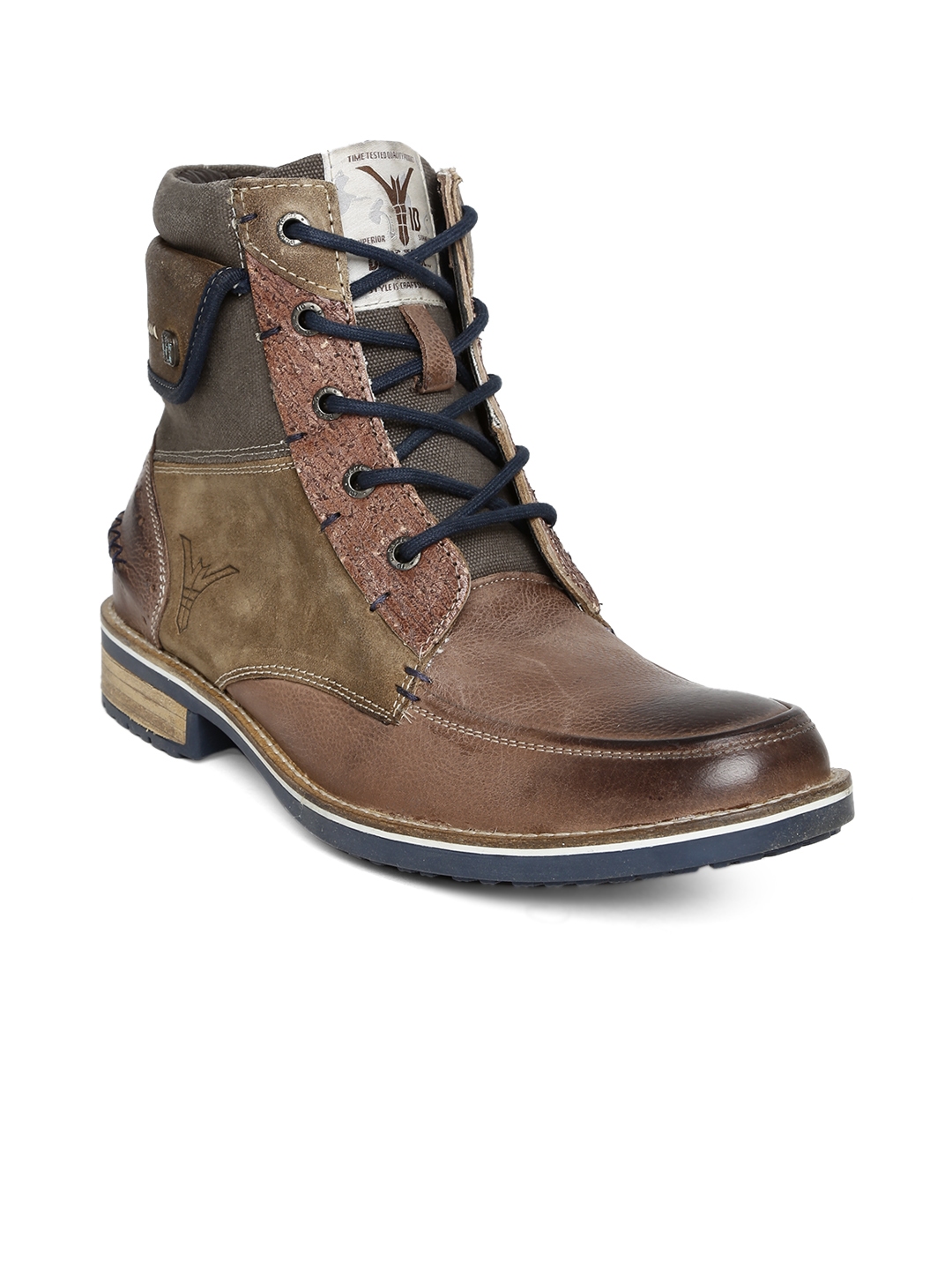 brown boots men casual