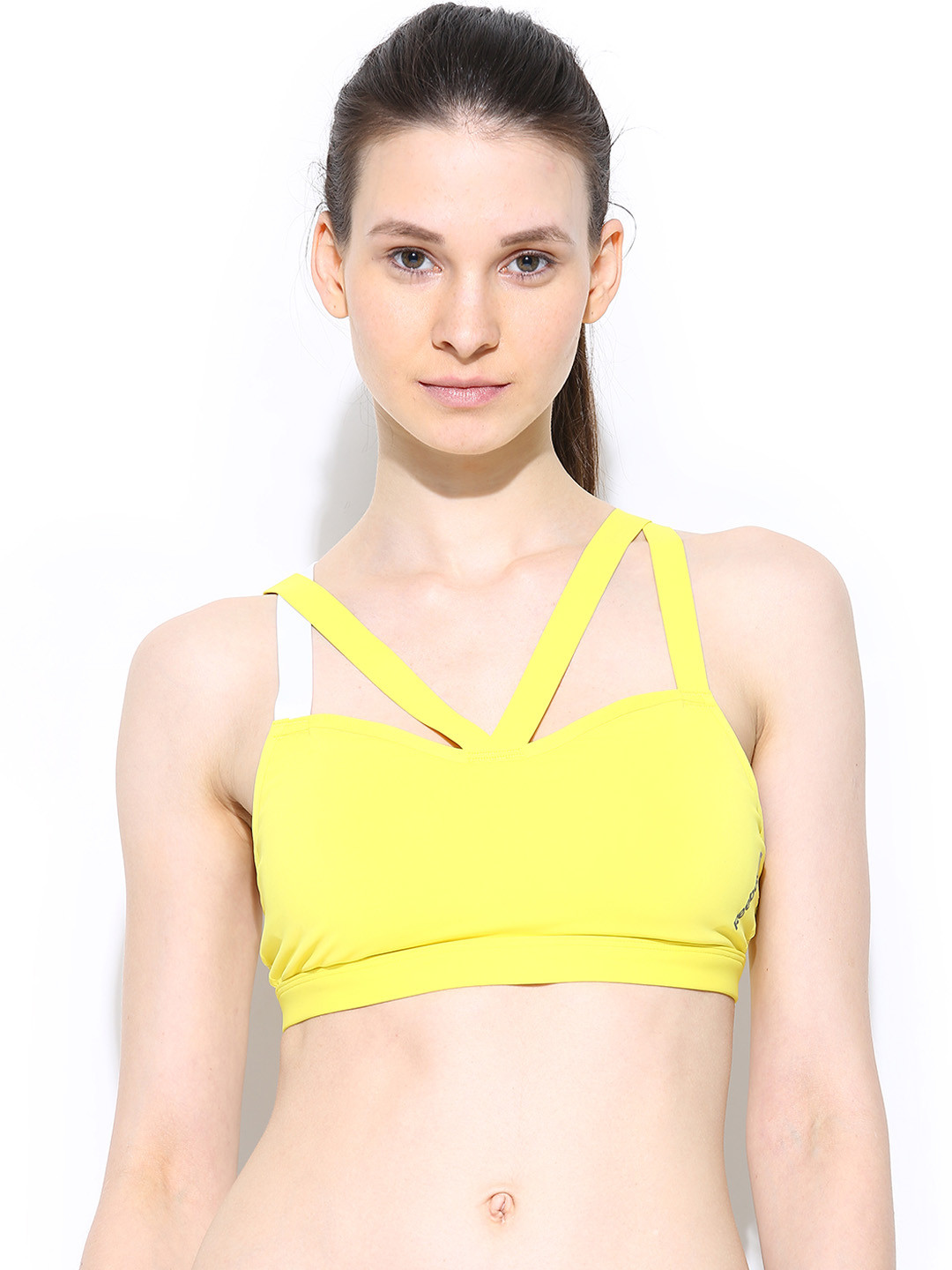 Buy Reebok Yellow C Short Padded Sports Bra AA2766 Bra for Women 708318 Myntra