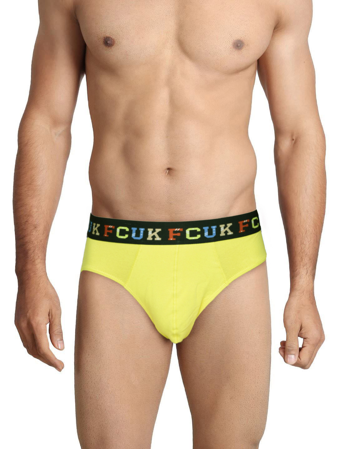 Buy FCUK Men Yellow Briefs TGDCV Briefs for Men 711240 Myntra