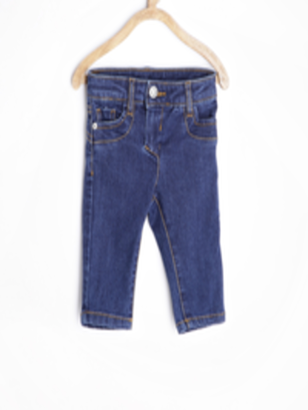 Buy United Colors Of Benetton Girls Blue Stretchable Jeans - Jeans for ...