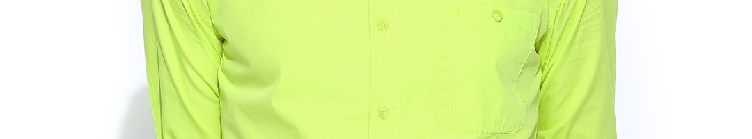 Buy United Colors Of Benetton Men Neon Green Casual Shirt - Shirts for ...