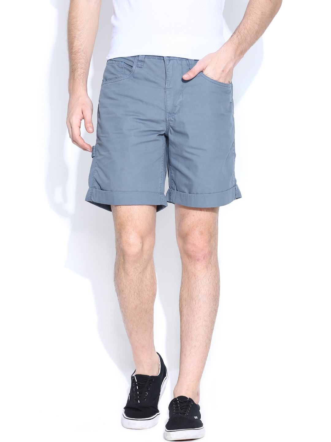 Buy CAT Blue Shorts - Shorts for Men 718412 | Myntra
