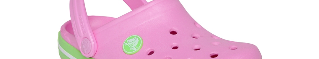 Buy Crocs Crocband Kids Pink Clogs - Sandals for Unisex Kids 719925 ...