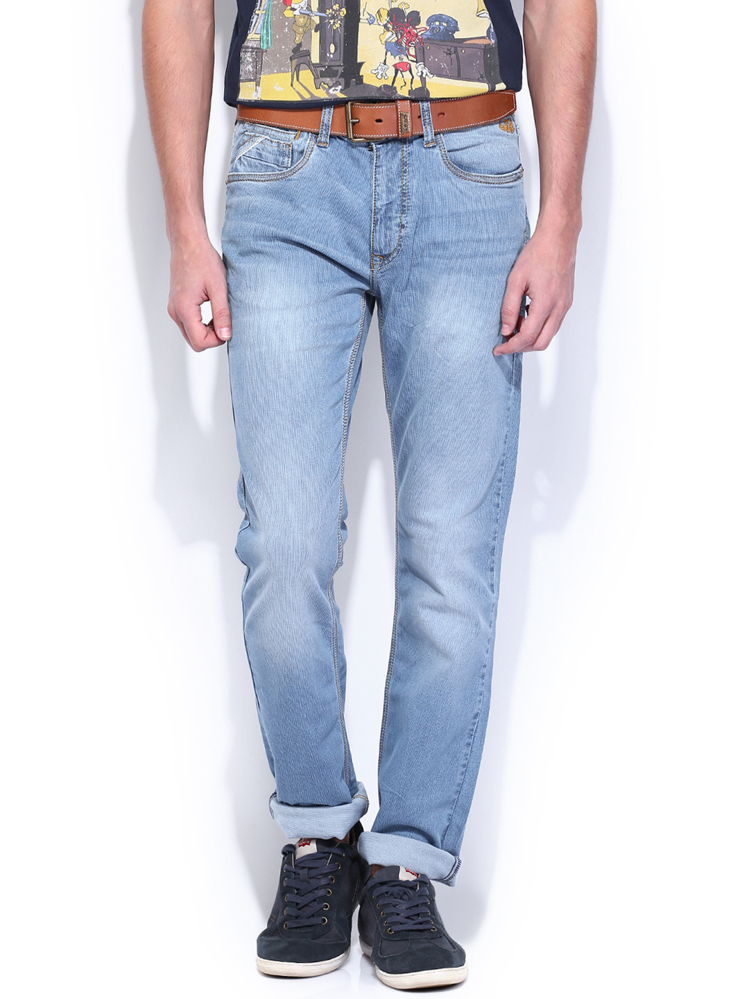 Flying machine men's tapered fit jeans Outlet