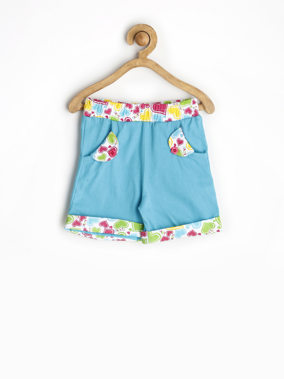 Buy Kid Studio Girls Turquoise Blue Shorts Shorts for Girls 724395