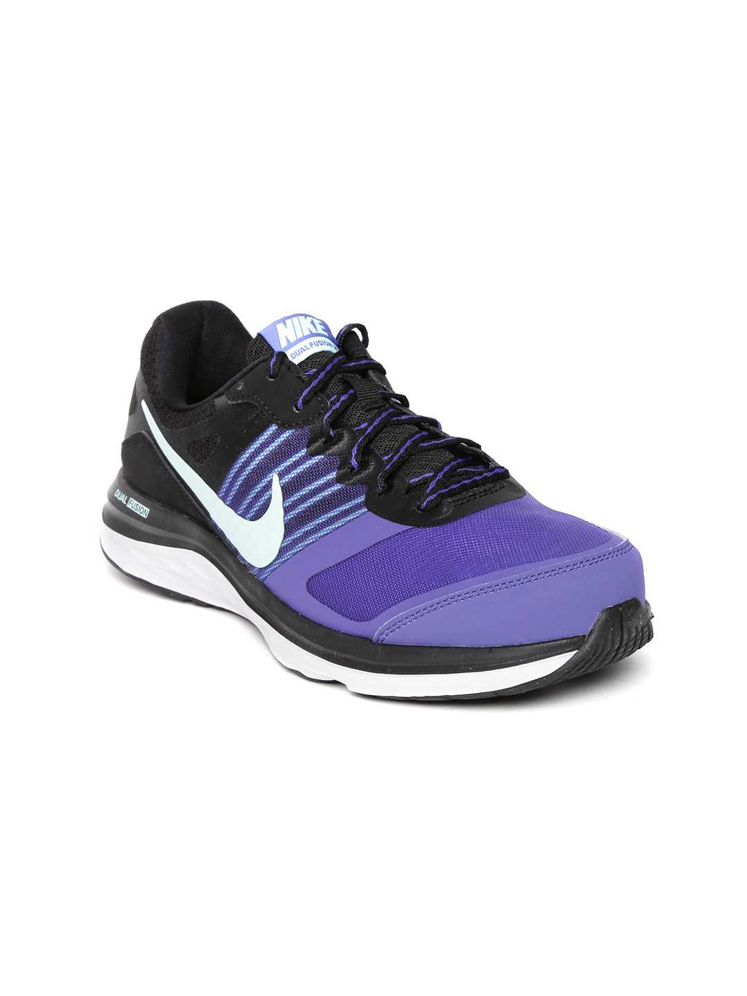 womens black and purple nike shoes
