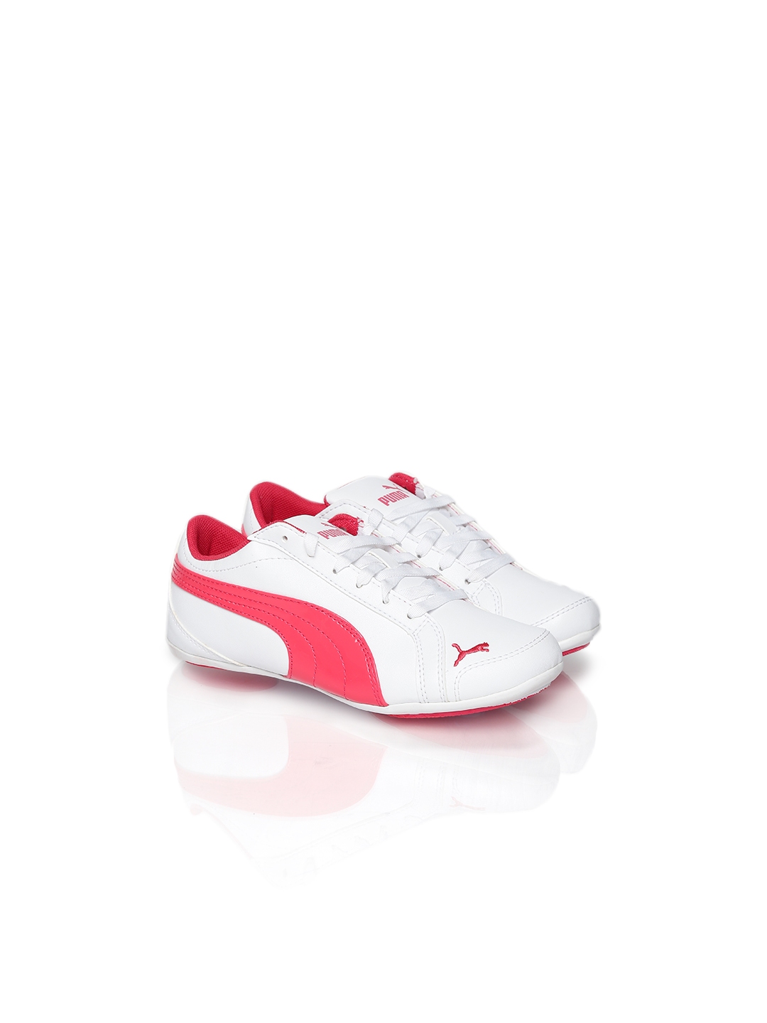 Buy Puma Girls White Sneakers Casual Shoes For Girls 740165 Myntra 0121