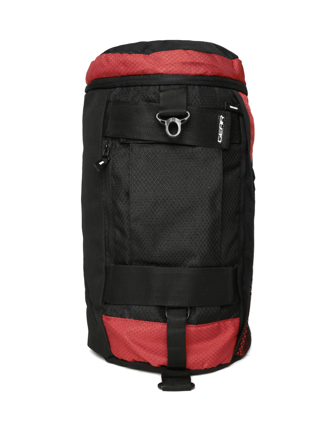 Buy Gear Unisex Black & Rust Orange Duffle Bag Duffel Bag for Unisex