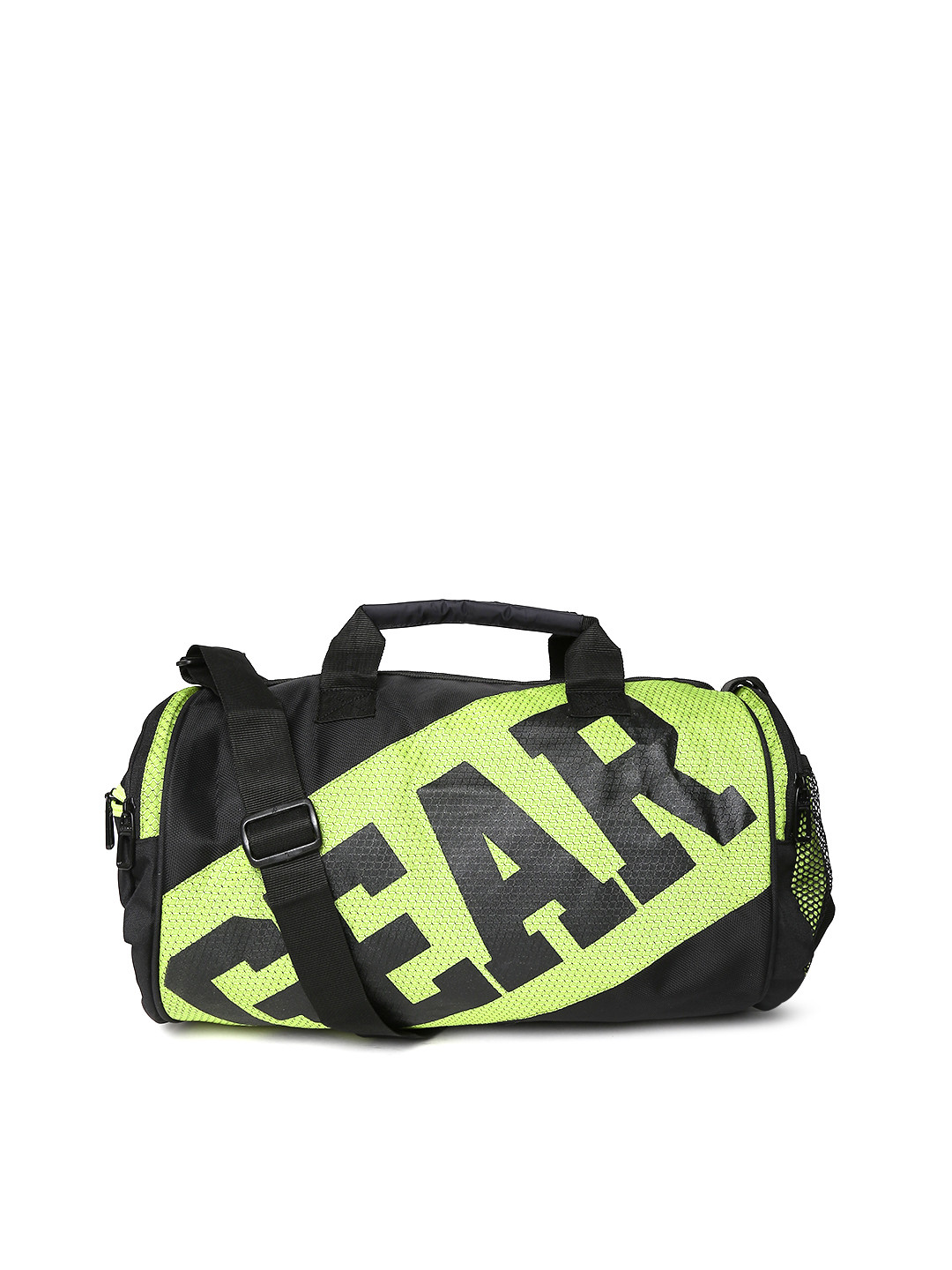 Buy Gear Unisex Black & Green Printed Duffle Bag Duffel Bag for
