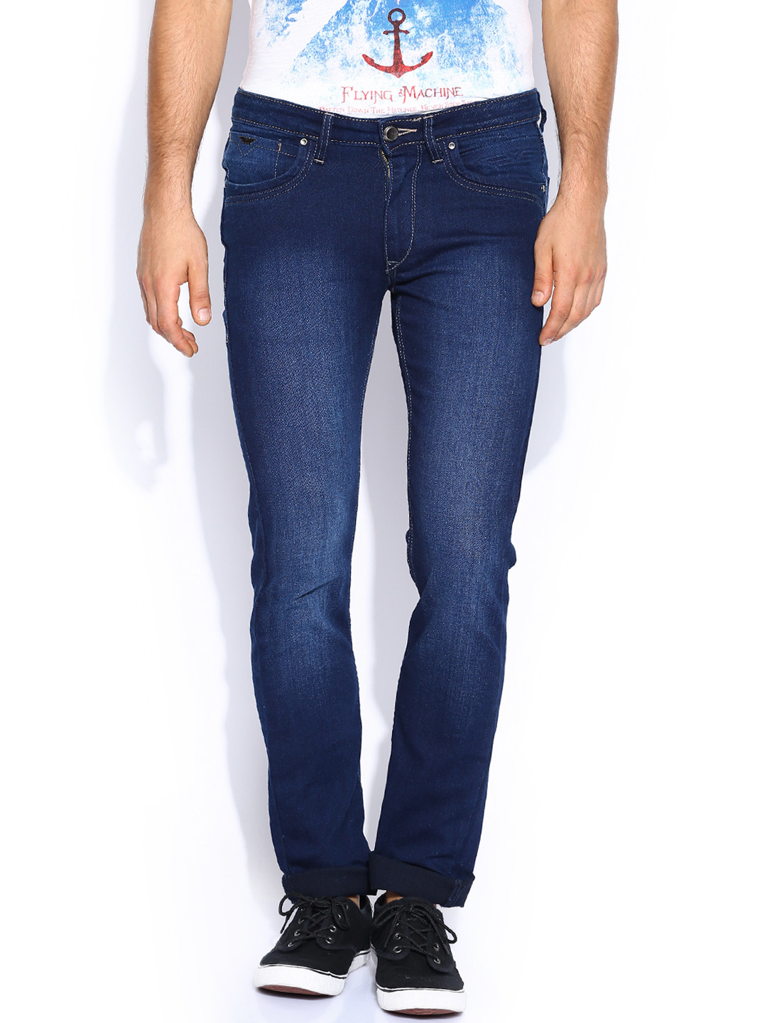 Buy F2000 By Flying Machine Men Blue Jackson Slim Fit Stretchable Jeans