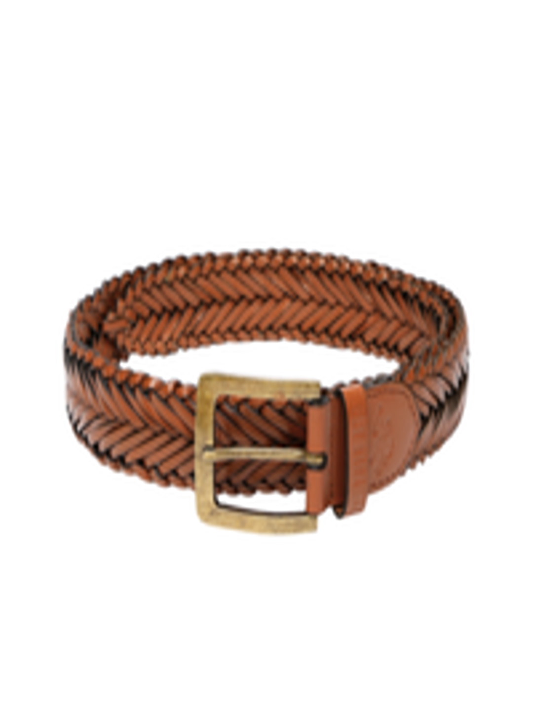 Buy U.S. Polo Assn. Men Brown Leather Belt - Belts for Men 783953 | Myntra