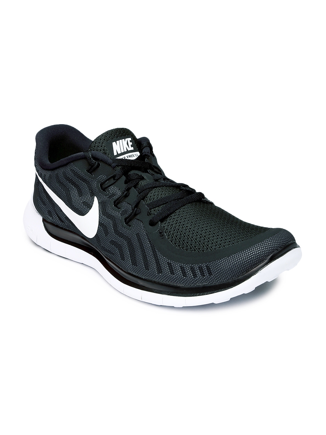 Buy Nike Men Black Free 5.0 Running Shoes - Sports Shoes for Men 790881 ...