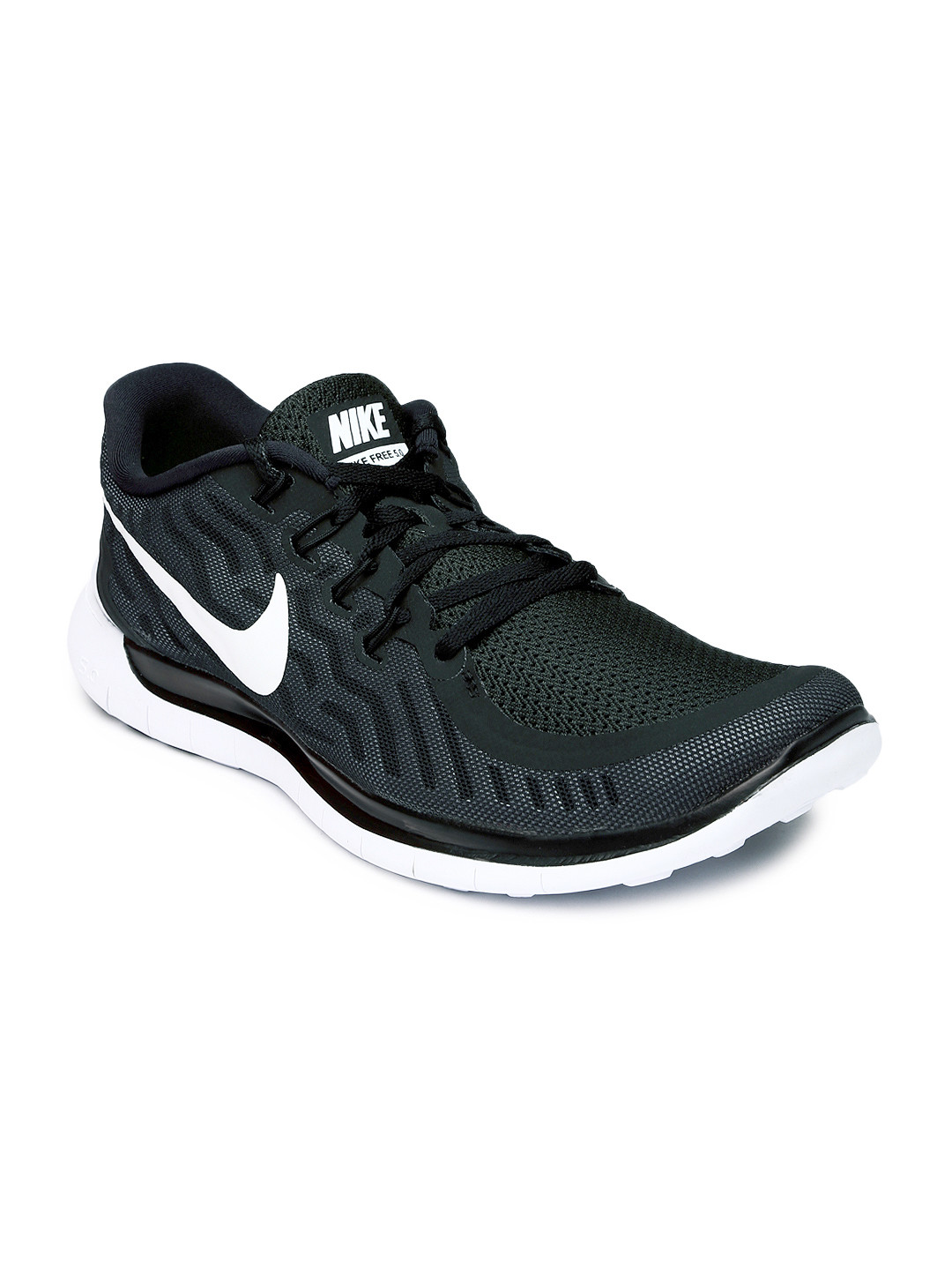 Buy Nike Men Black Free 5.0 Running Shoes - Sports Shoes ...