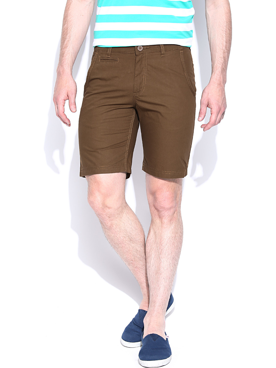 Buy John Players Brown Cotton Shorts Shorts for Men 799004 Myntra