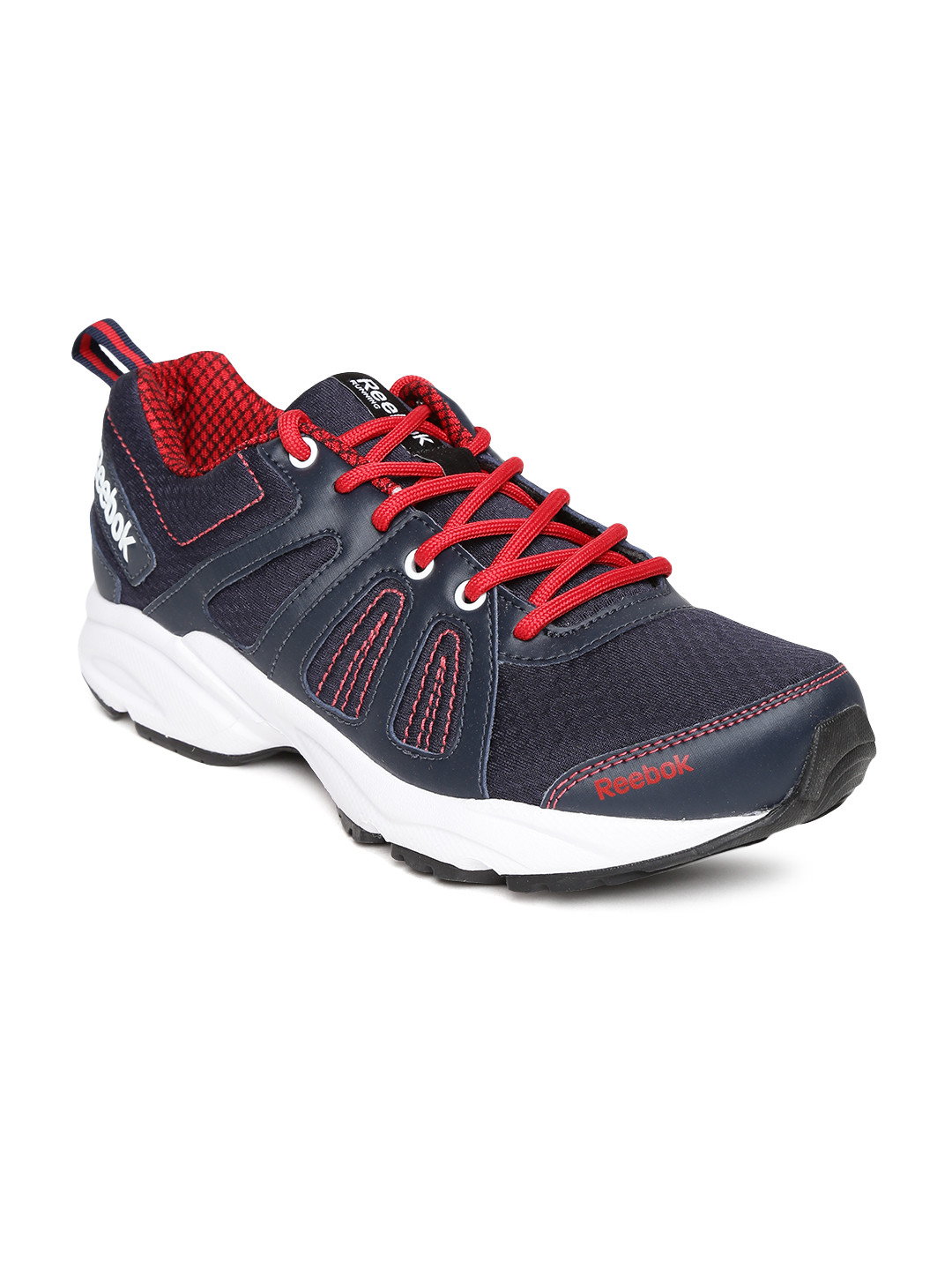 Buy Reebok Men Grey &amp; Navy Fast N Quick LP Running Shoes