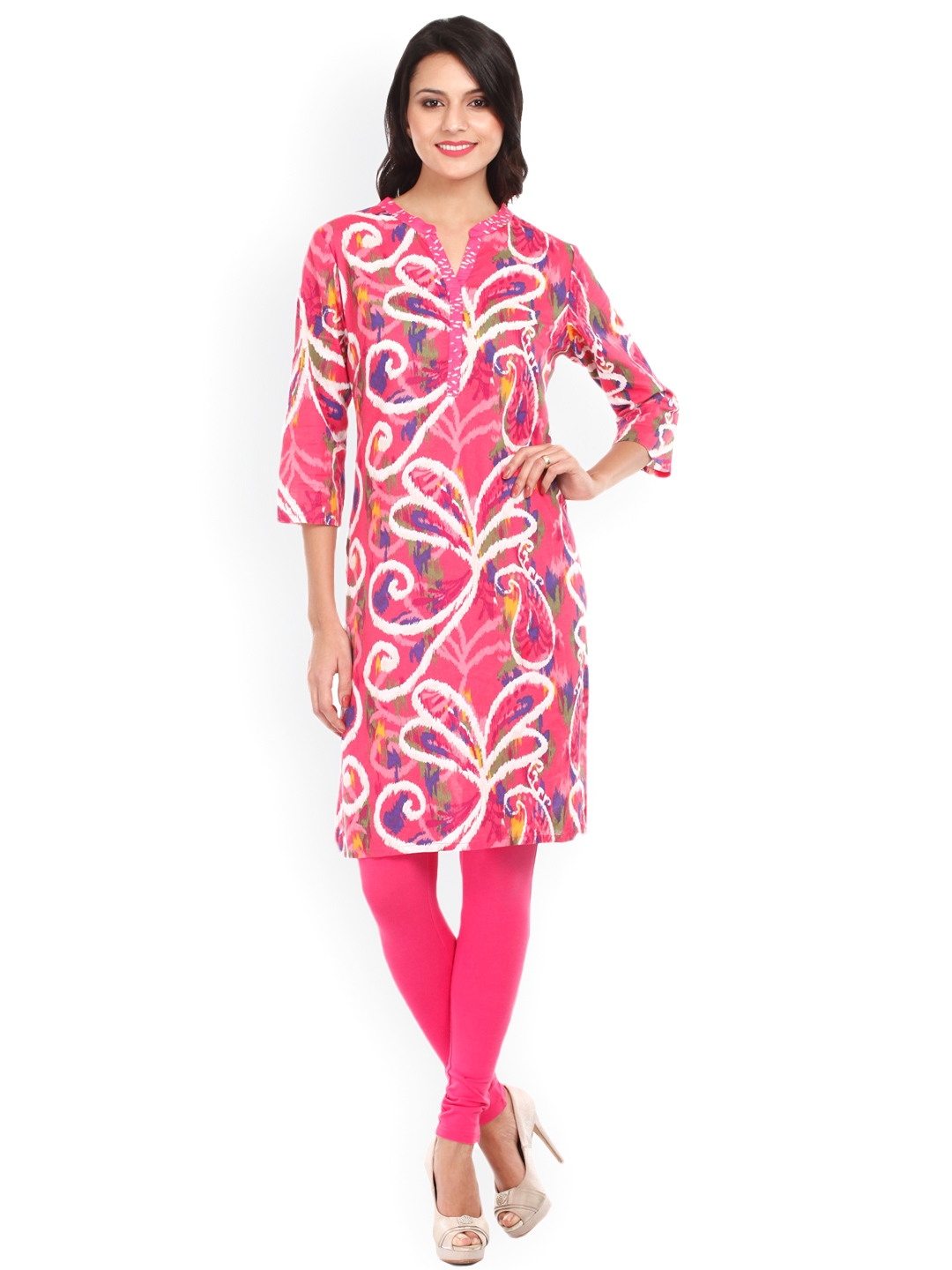 myntra mustard kurti