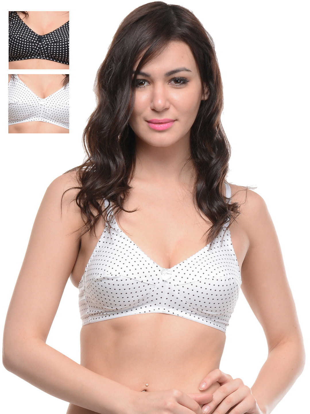Buy Bodycare Pack Of 3 Printed Full Coverage Bras E1503BWW Bra for