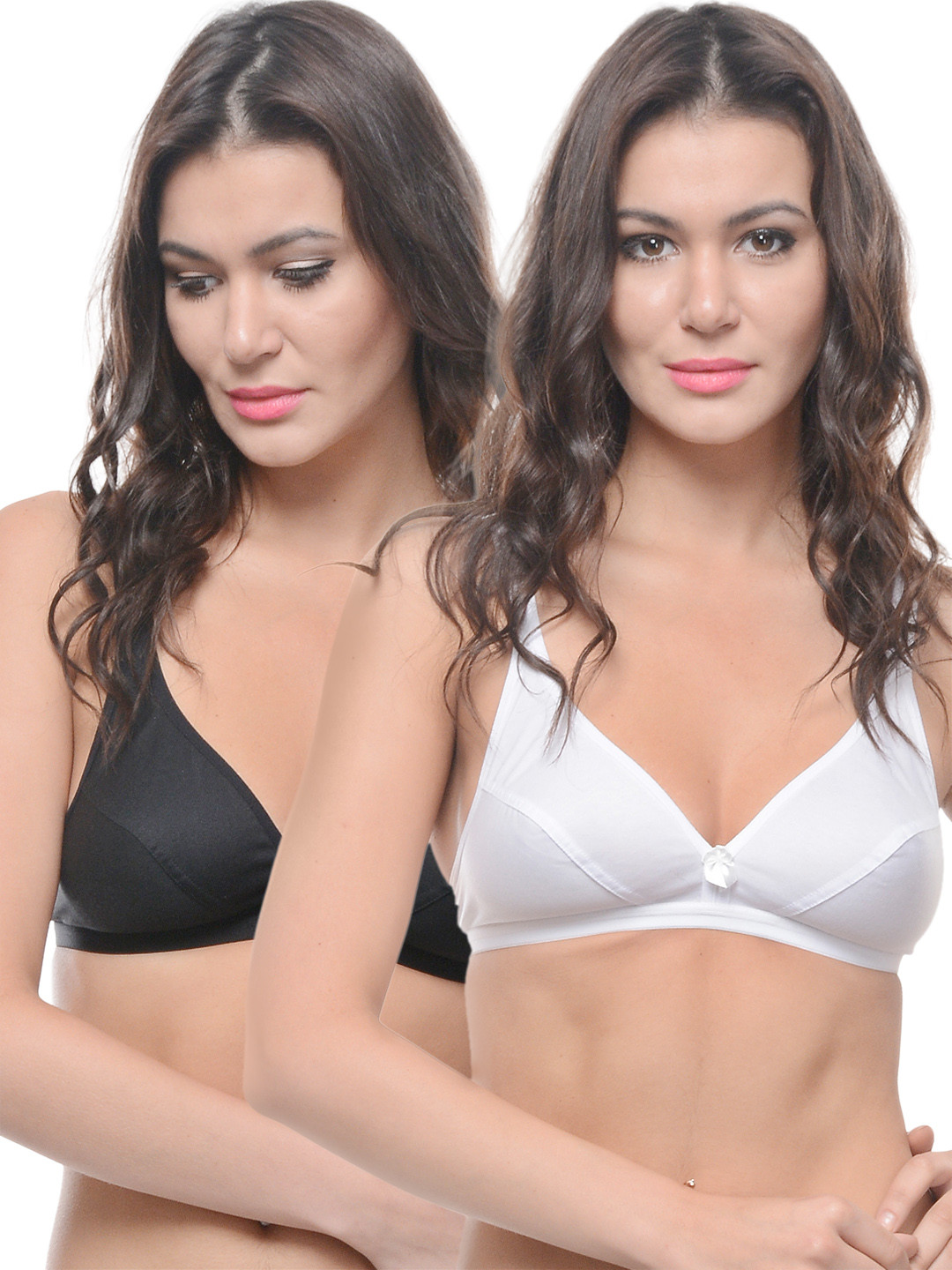 Buy Bodycare Pack Of 2 Full Coverage Bras E1512BW Bra for Women