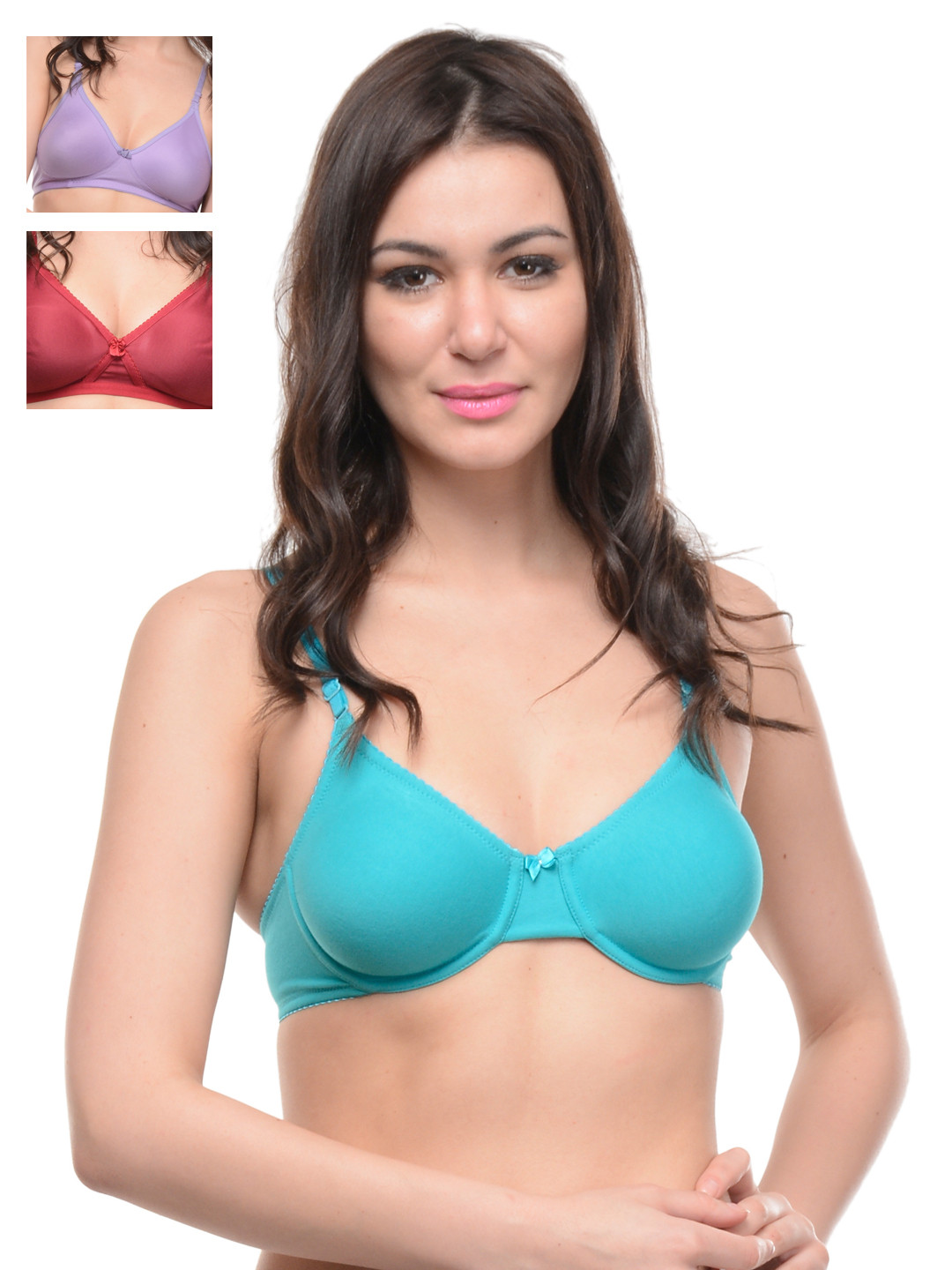 Buy Bodycare Pack Of 3 Full Coverage Bras E5563GRPURE Bra for Women