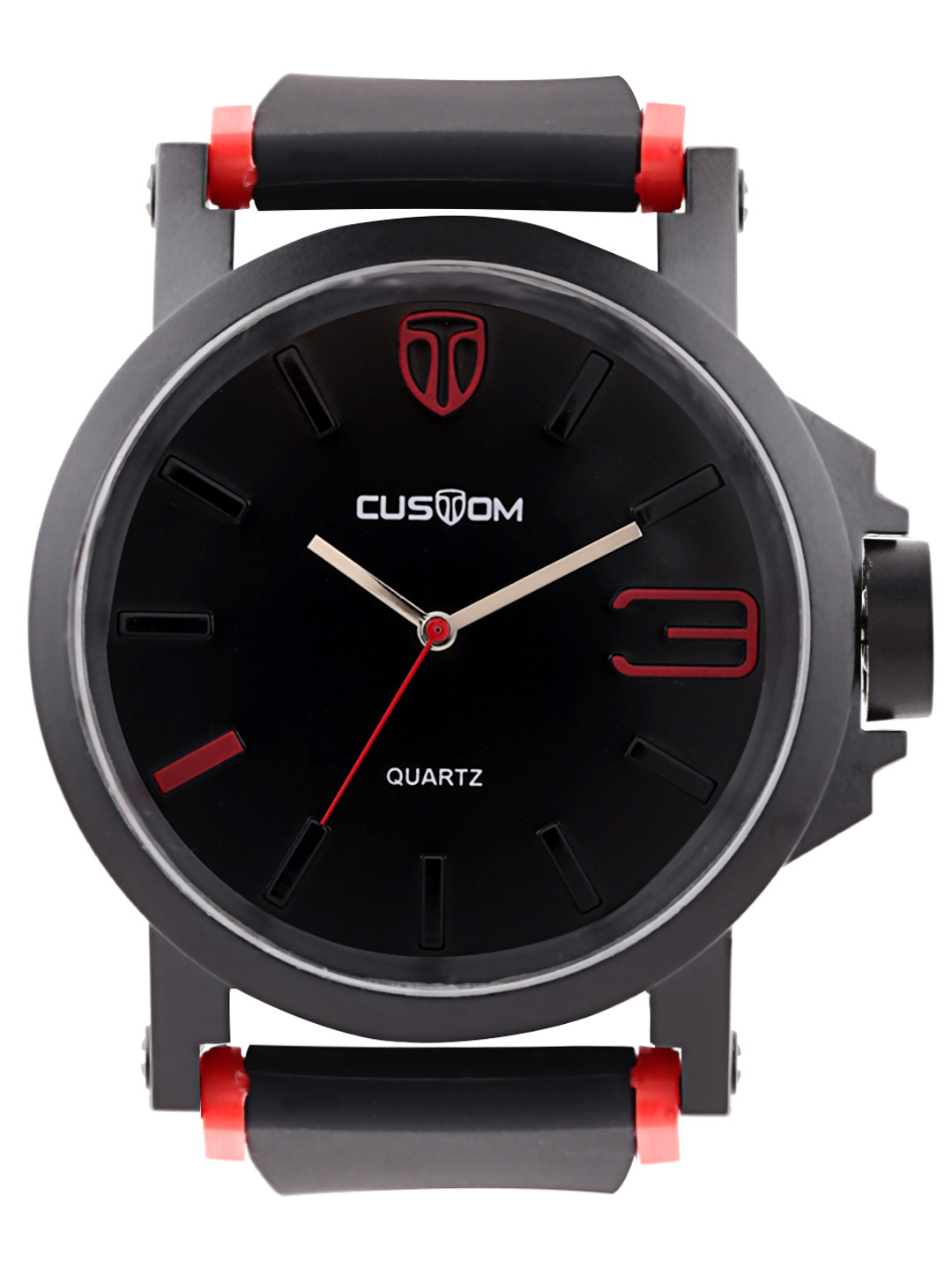 Buy CUSTOM Men Black Dial Watch C91008 Watches for Men 825407 Myntra
