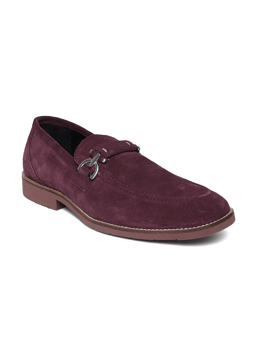 Buy Woodland Men Burgundy Suede Casual Shoes Casual Shoes for Men 829091 Myntra