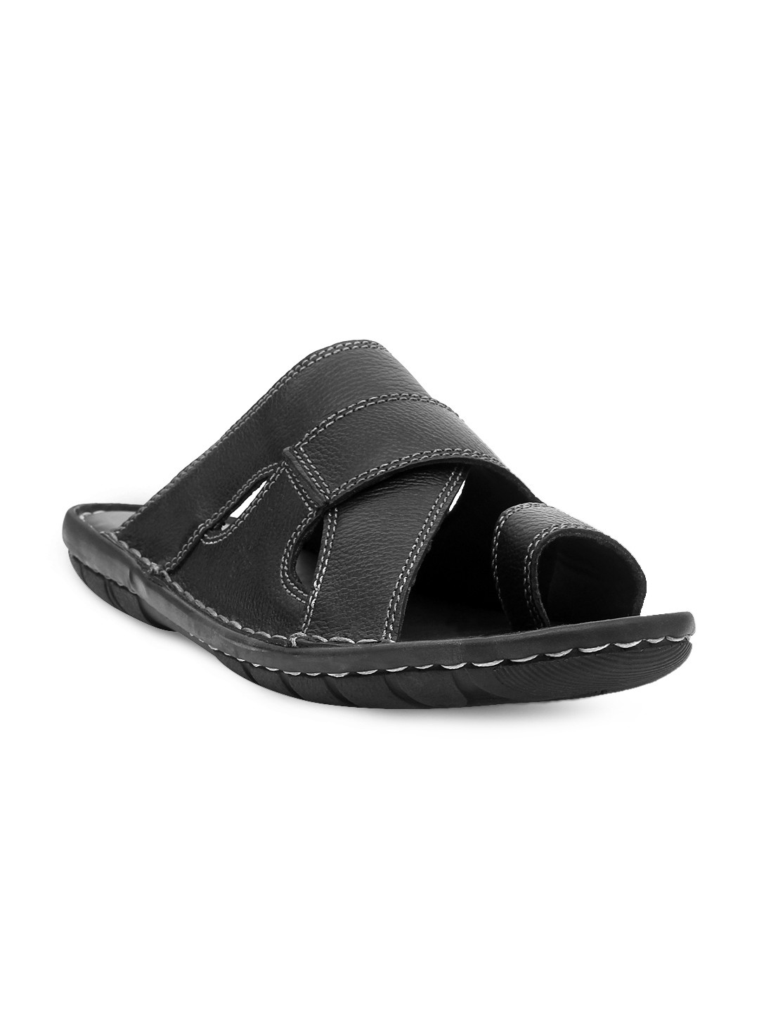 Buy Ventoland Men Black Leather Sandals Sandals for Men 829767 Myntra