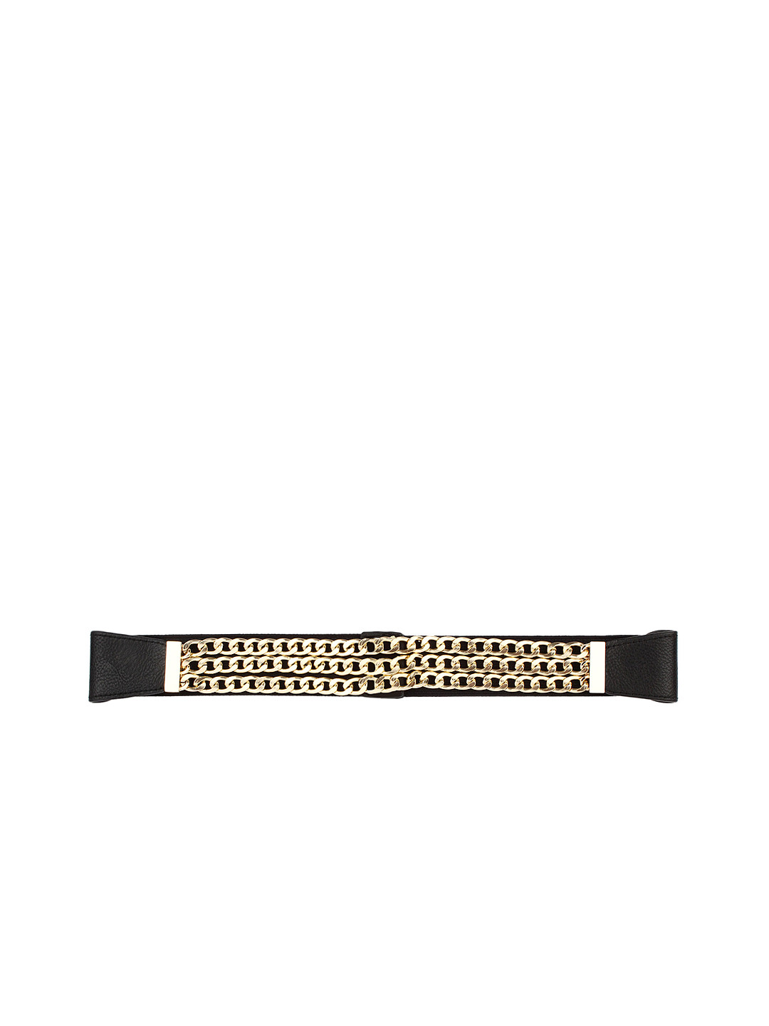 Buy 20Dresses Women Black & Gold Toned Metallic Chain Belt Belts for