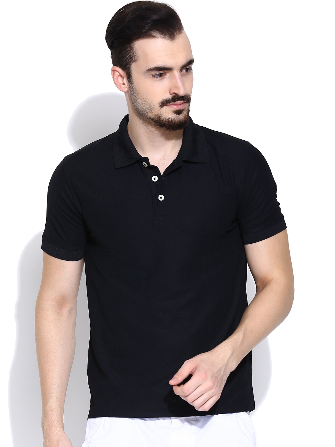 Buy American Crew Black Polo T Shirt - Tshirts for Men 852250 | Myntra