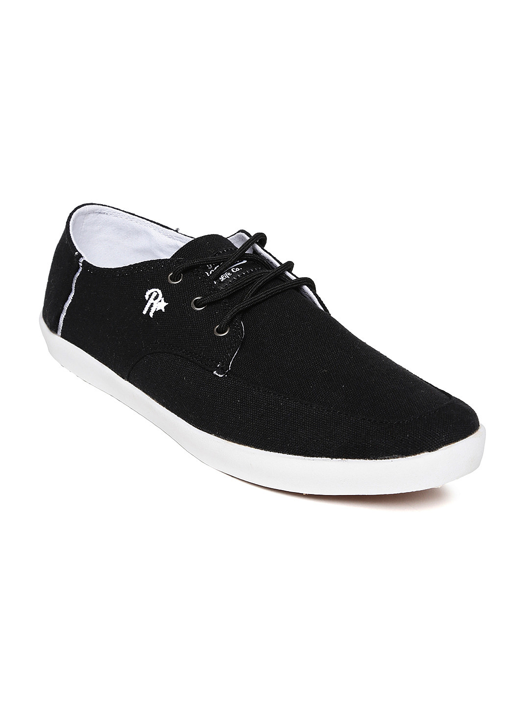 Buy Roadster Men Black Canvas Shoes Casual Shoes for Men 856918 Myntra