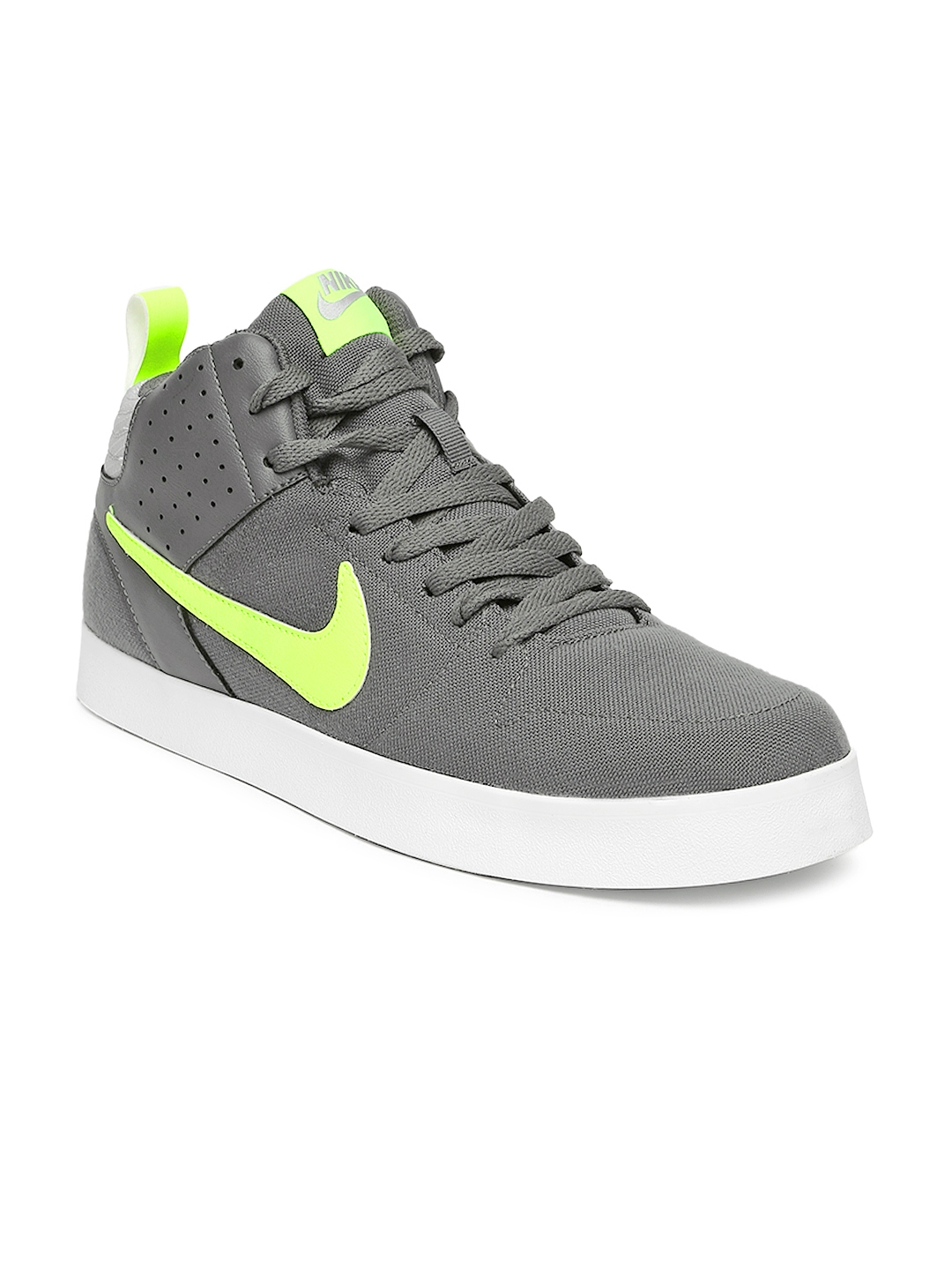 nike liteforce iii mid grey sneakers