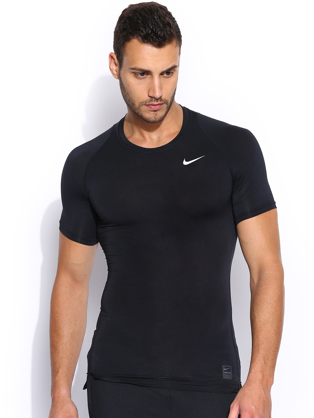 Buy Nike Men Black AS Cool Compression SS Training T Shirt Tshirts