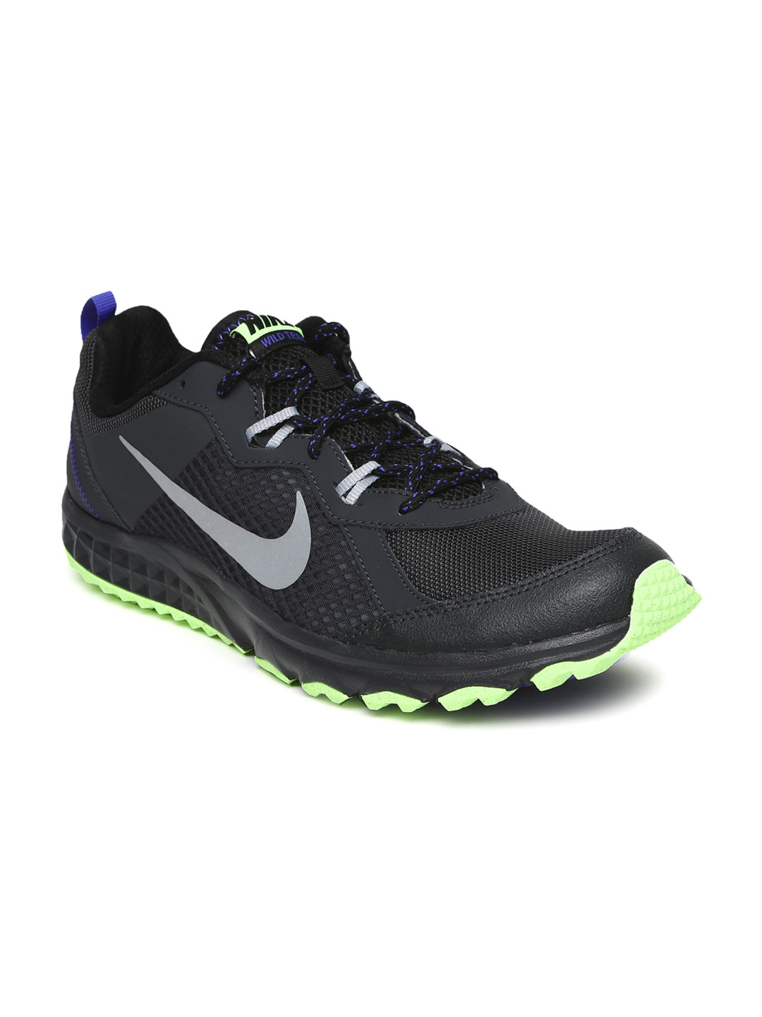 mens green nike running shoes