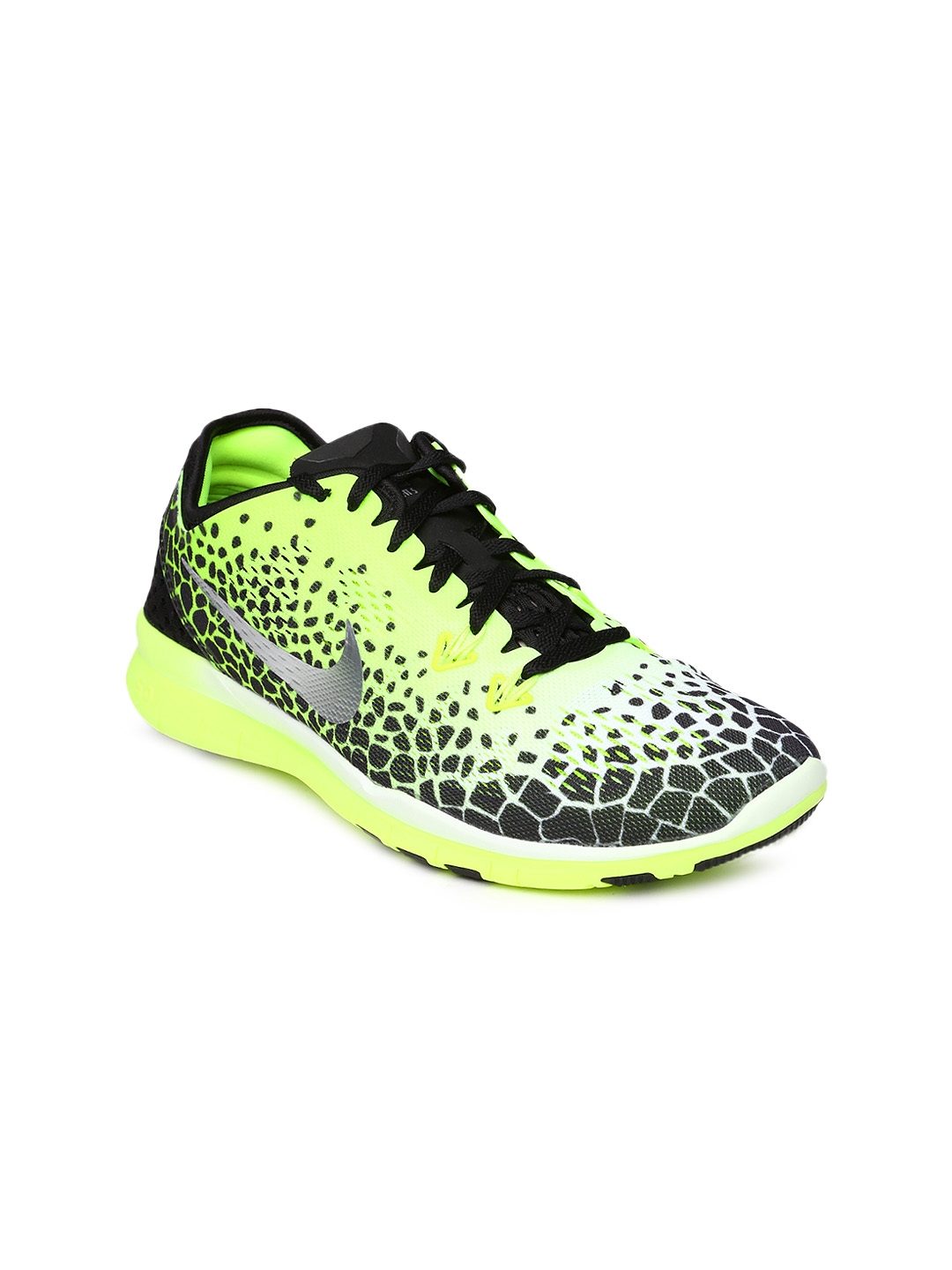nike green and black shoes