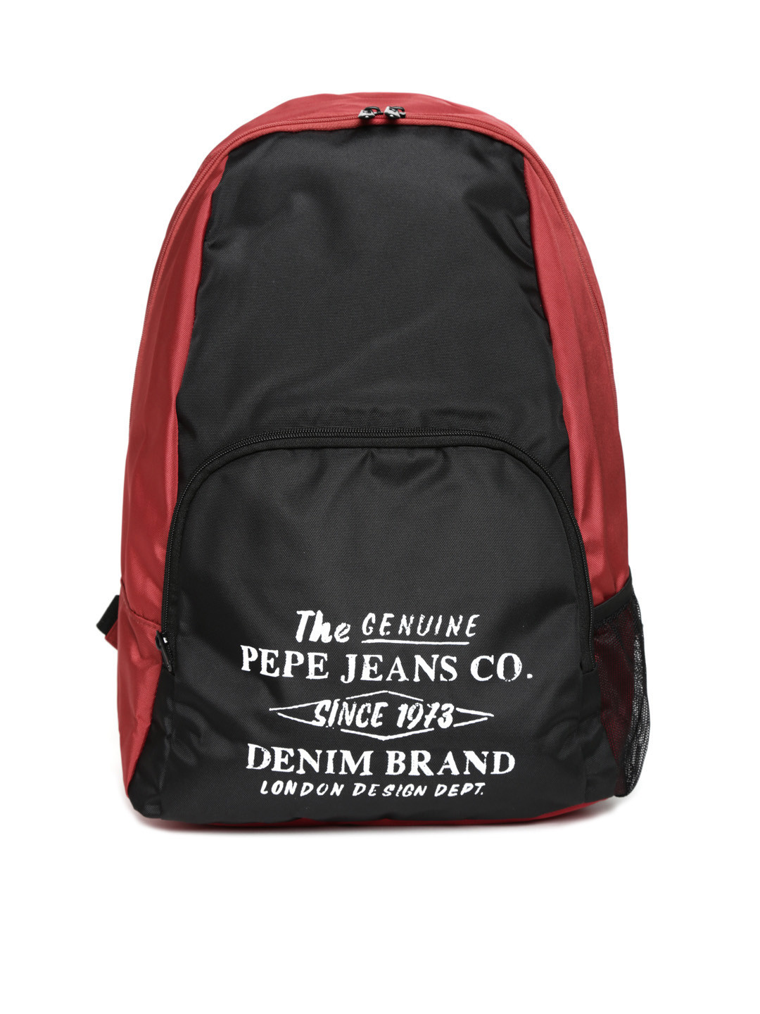 Buy Pepe Jeans Men Maroon & Black Backpack Backpacks for Men 859859