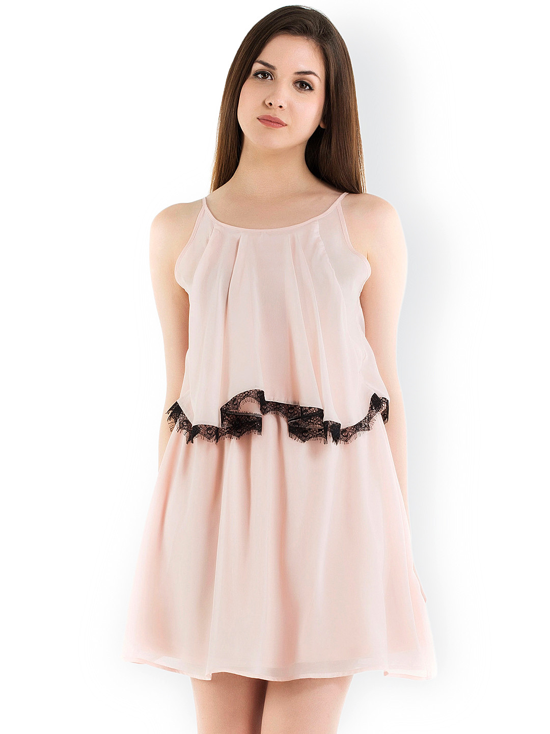 Buy Kazo Pink Layered Dress Dresses for Women 860875 Myntra