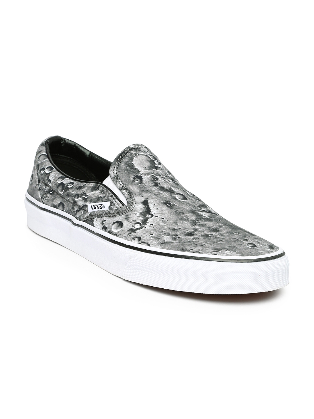 charcoal grey vans slip ons