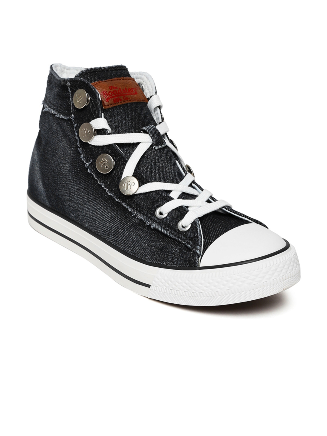roadster black canvas shoes