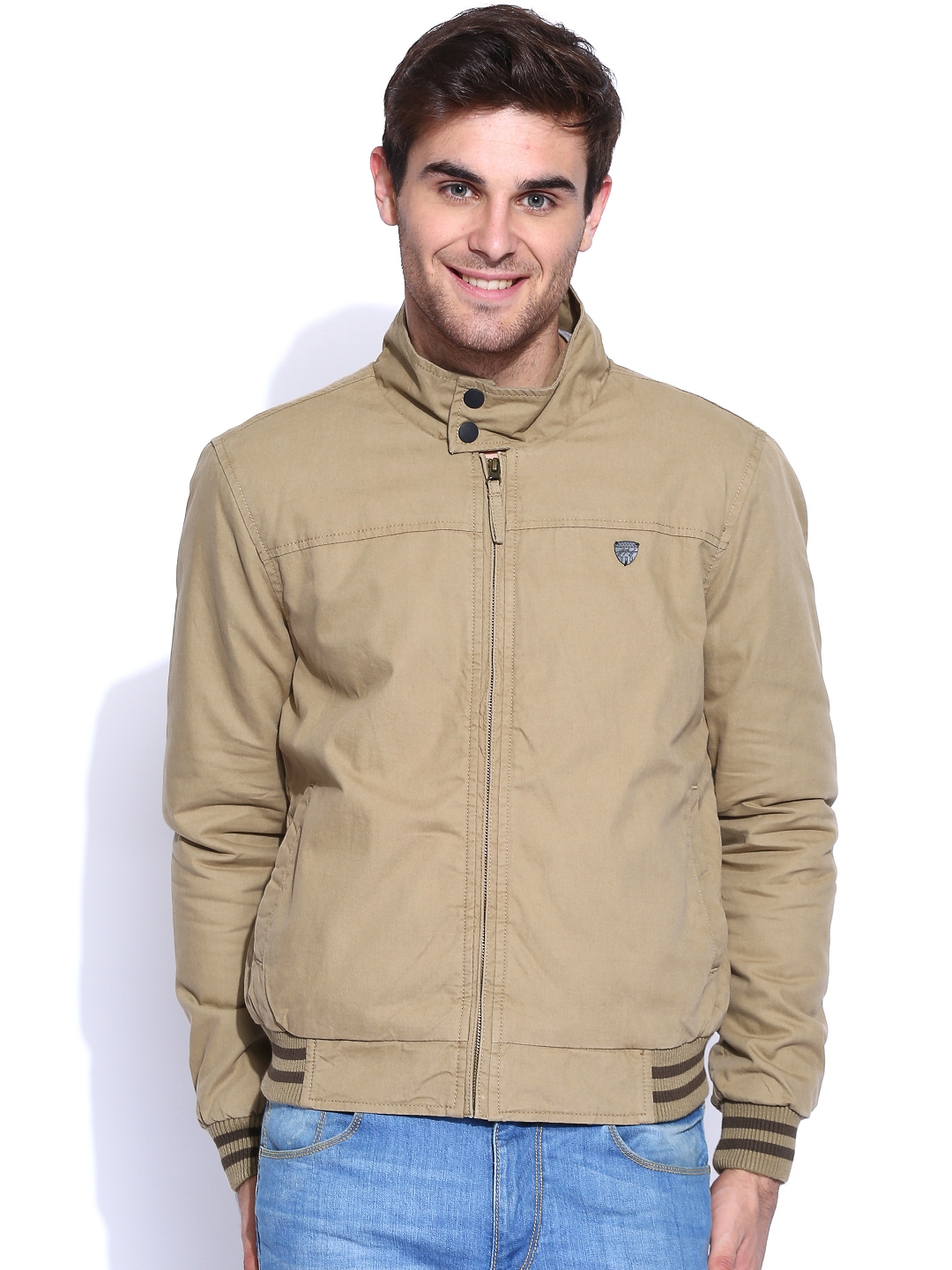Buy John Players Brown Padded Jacket - Jackets for Men 874294 | Myntra