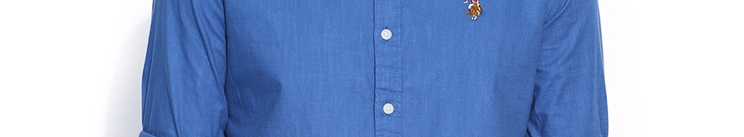 Buy U.S. Polo Assn. Blue Casual Shirt - Shirts for Men 878523 | Myntra
