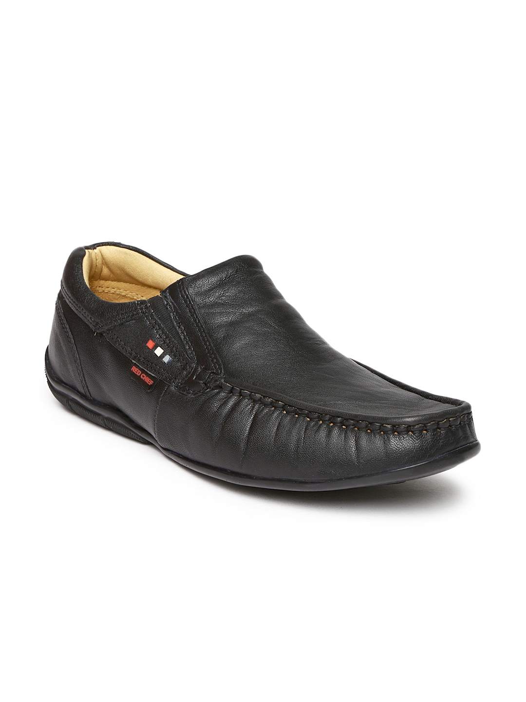 red chief shoes black leather