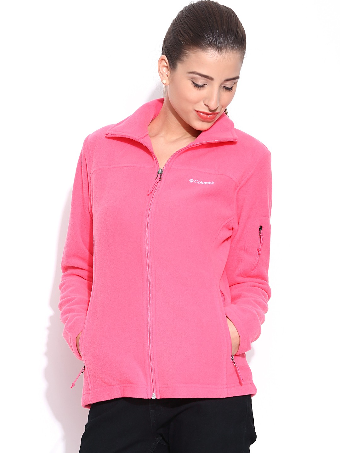 columbia pink womens jacket