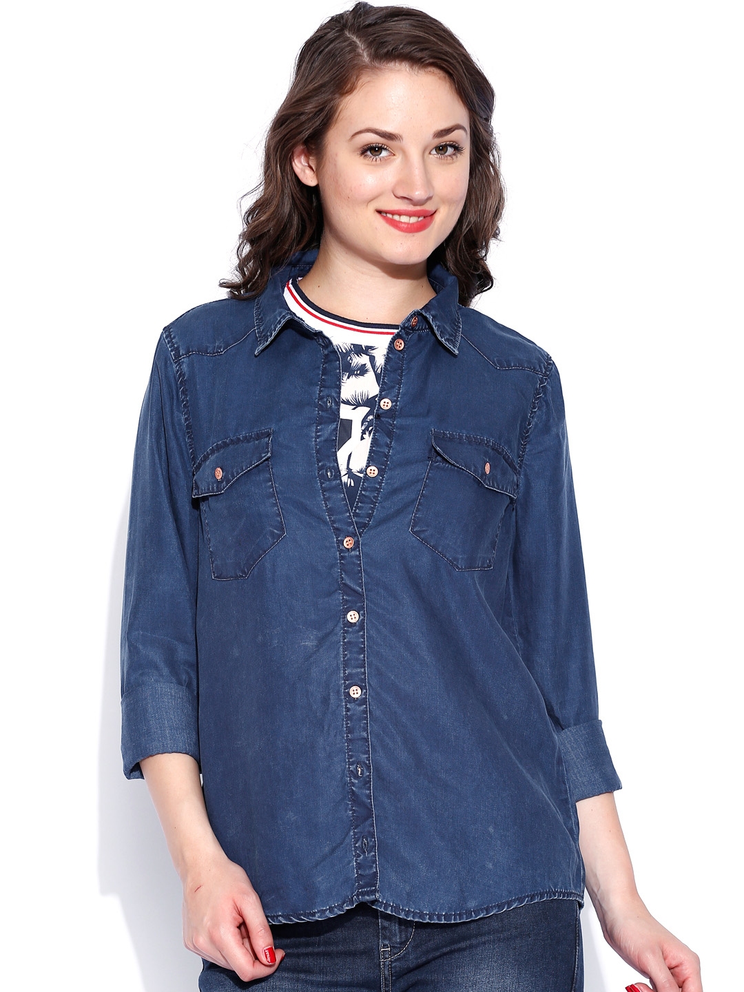 only blue denim