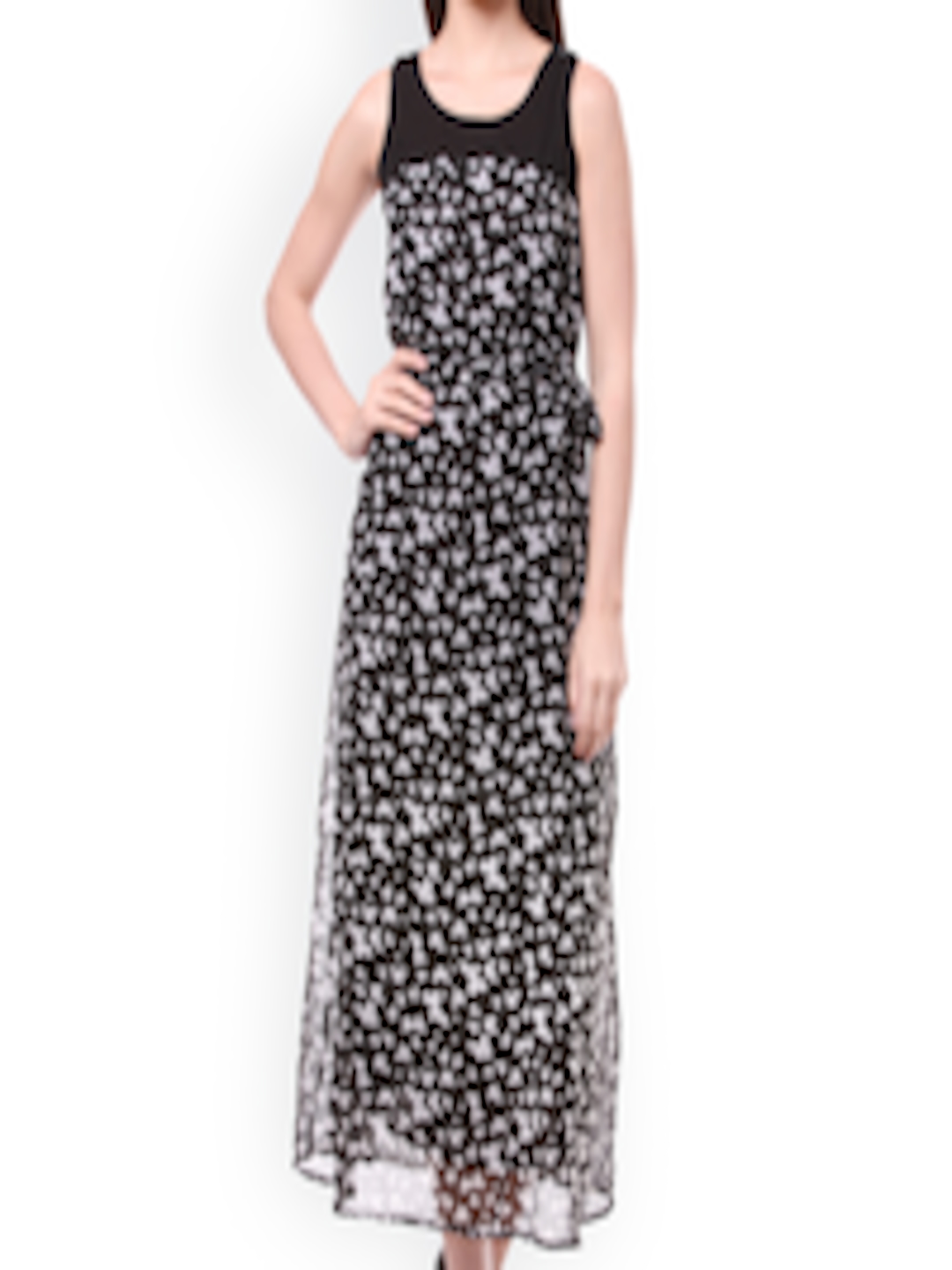 Buy Eyelet Black & White Printed Midi Dress - Dresses for Women 906695 ...