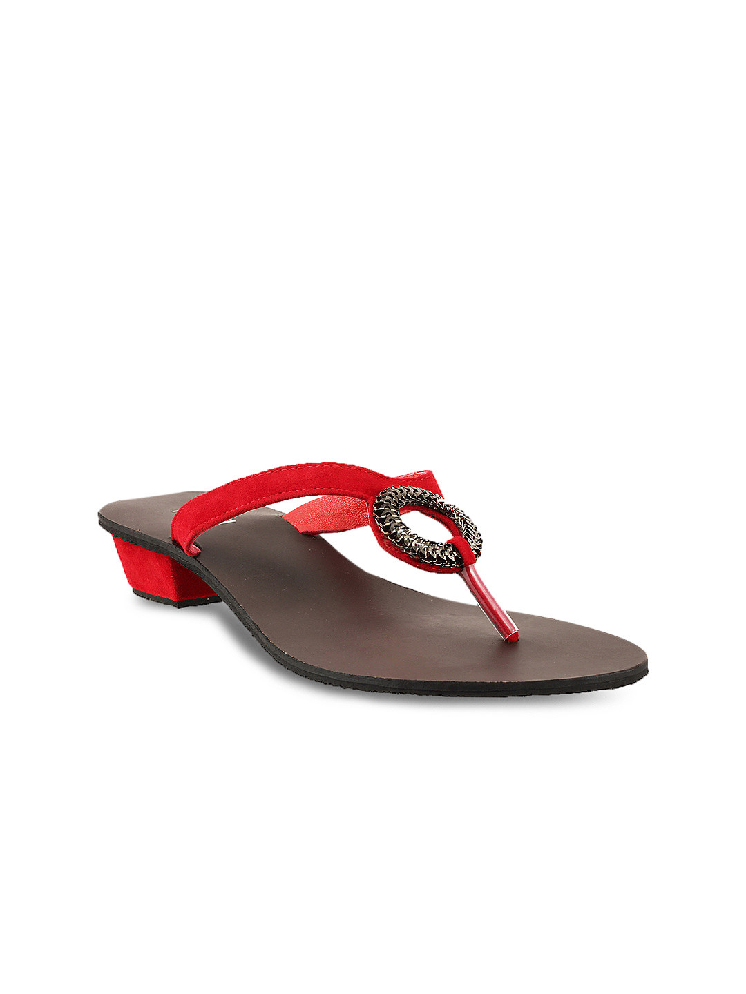Buy Mochi Women Red Sandals - Heels for Women 908883 | Myntra