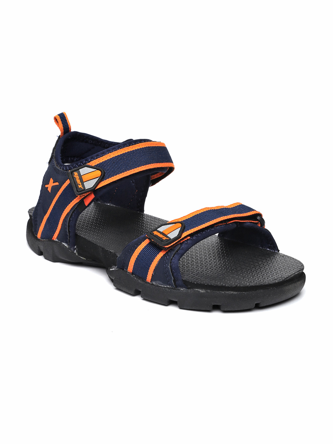 Buy Sparx Men Navy & Orange Sports Sandals - Sports Sandals for Men 909909 | Myntra