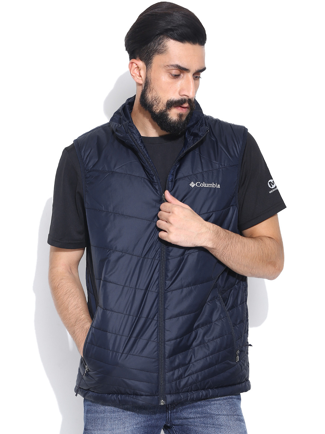 Buy Columbia Navy Mighty Light Thermal Reflective Sleeveless Outdoor