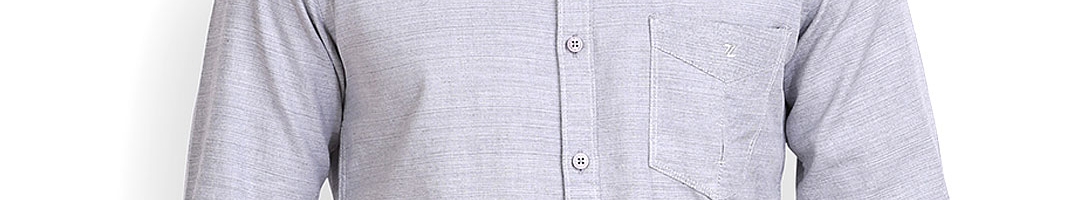 Buy Volume Zero Grey Slim Fit Casual Shirt - Shirts for Men 931948 | Myntra