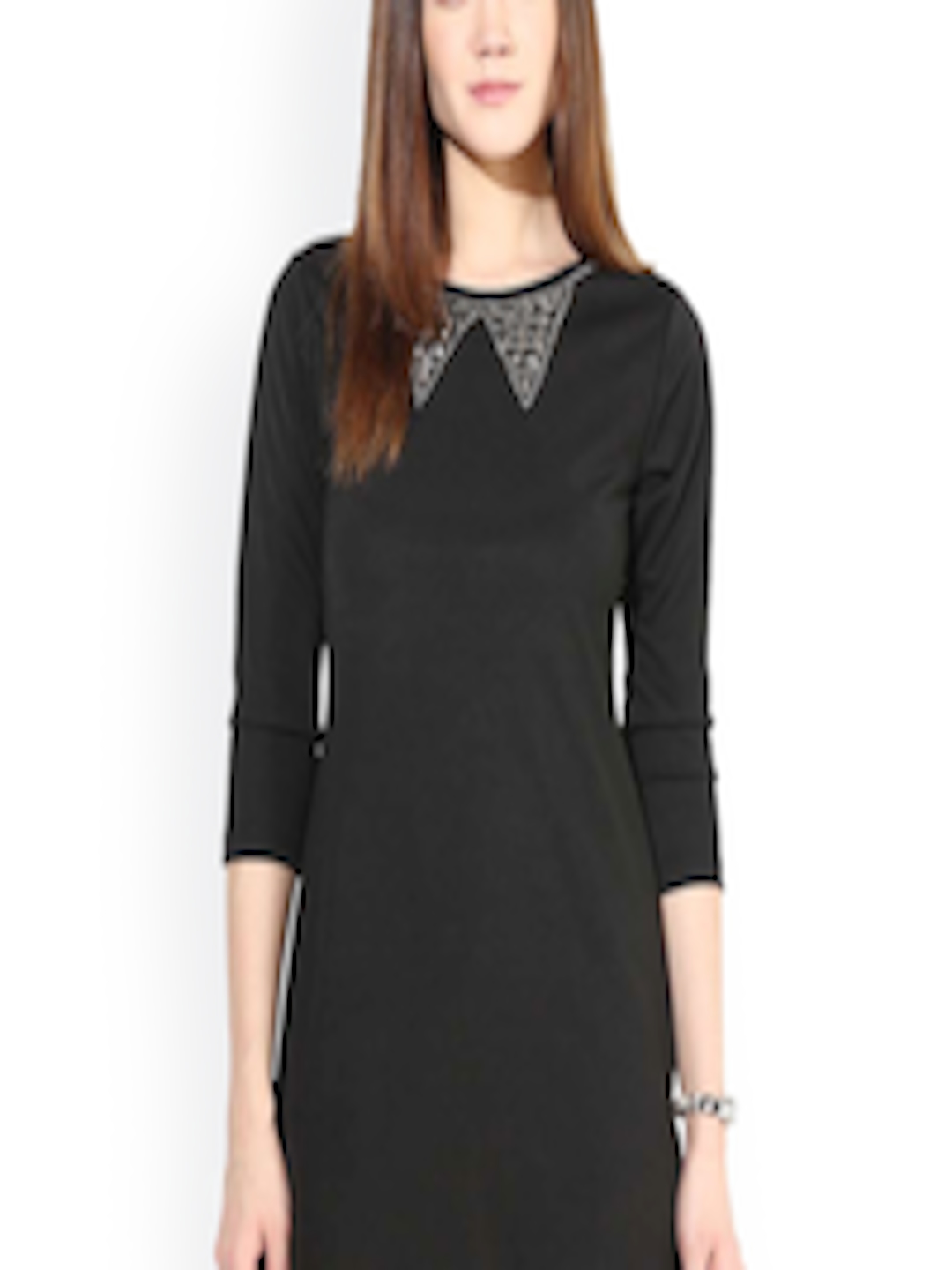 Buy Calgari Black Sheath Dress - Dresses for Women 933959 | Myntra
