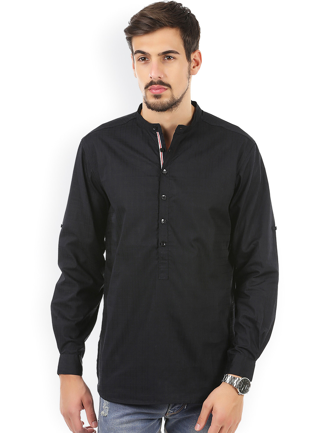 Buy Even Black Short Kurta Kurtas for Men 935248 Myntra